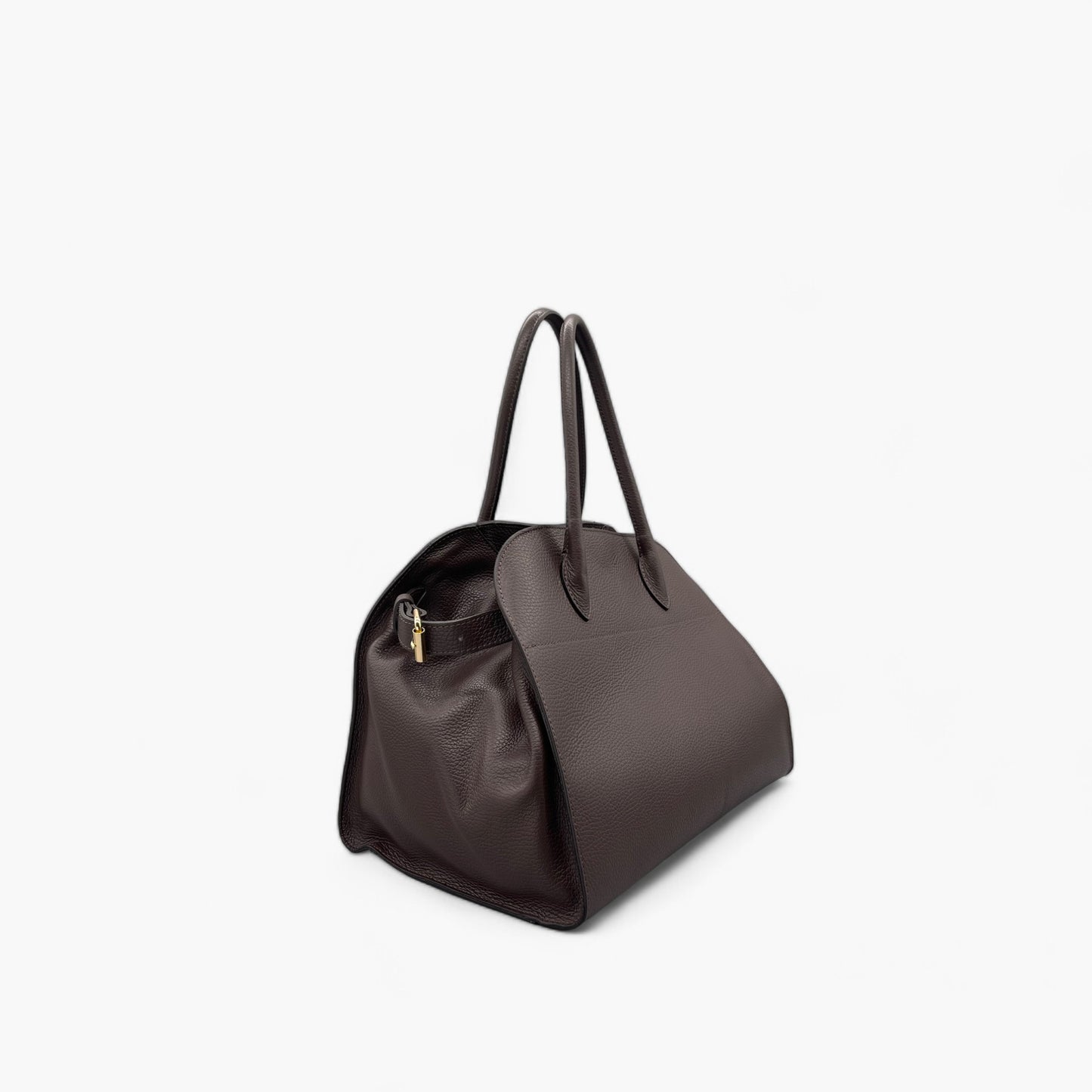 Noirblanc No. 285 - The Clean Tote in Chocolate | Luxury Leather Tote