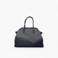 Noirblanc No. 285 - The Clean Tote in Darkblue | Luxury Leather Tote