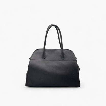 Noirblanc No. 285 - The Clean Tote in Black | Luxury Leather Tote