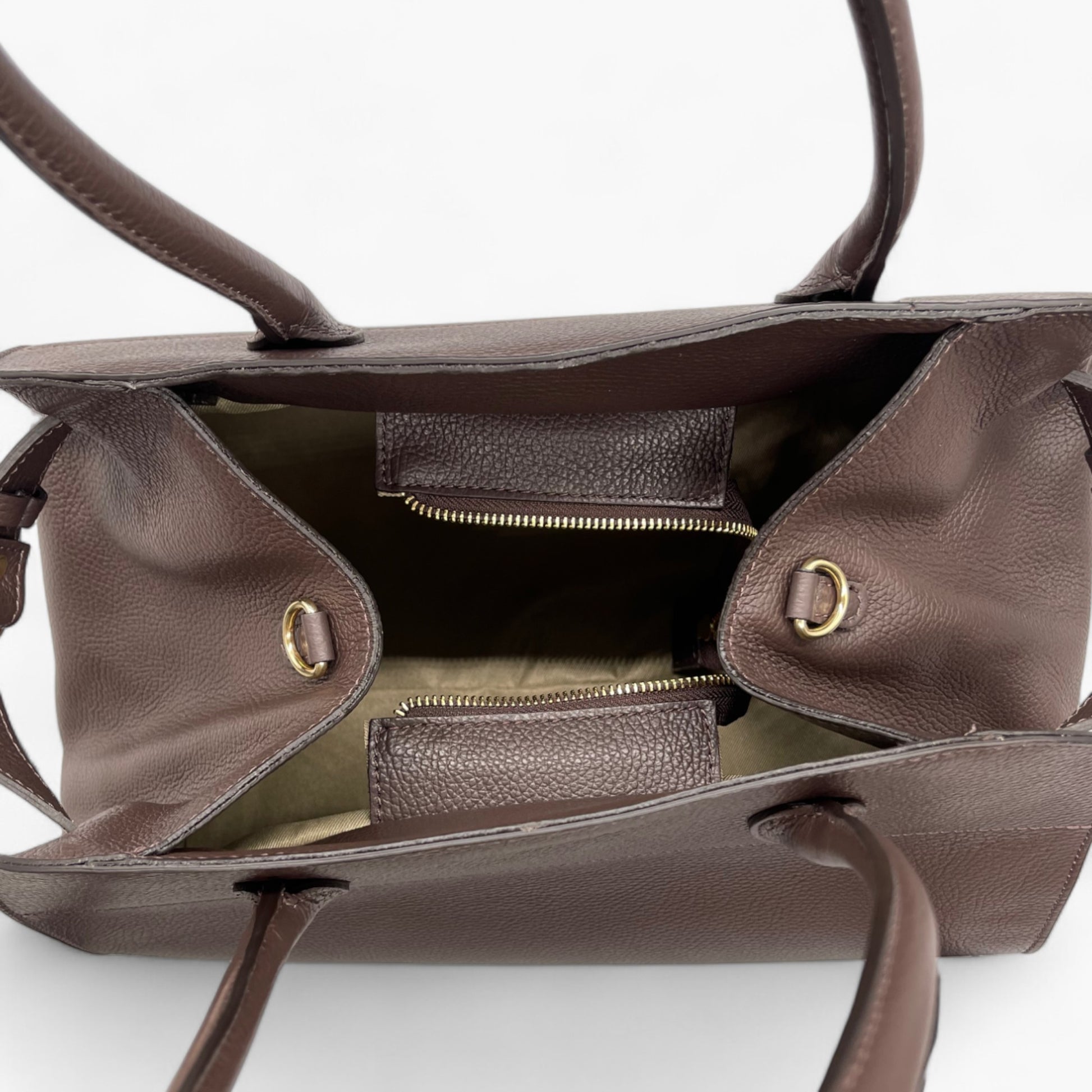 Noirblanc No. 285 - The Clean Tote in Chocolate | Luxury Leather Tote