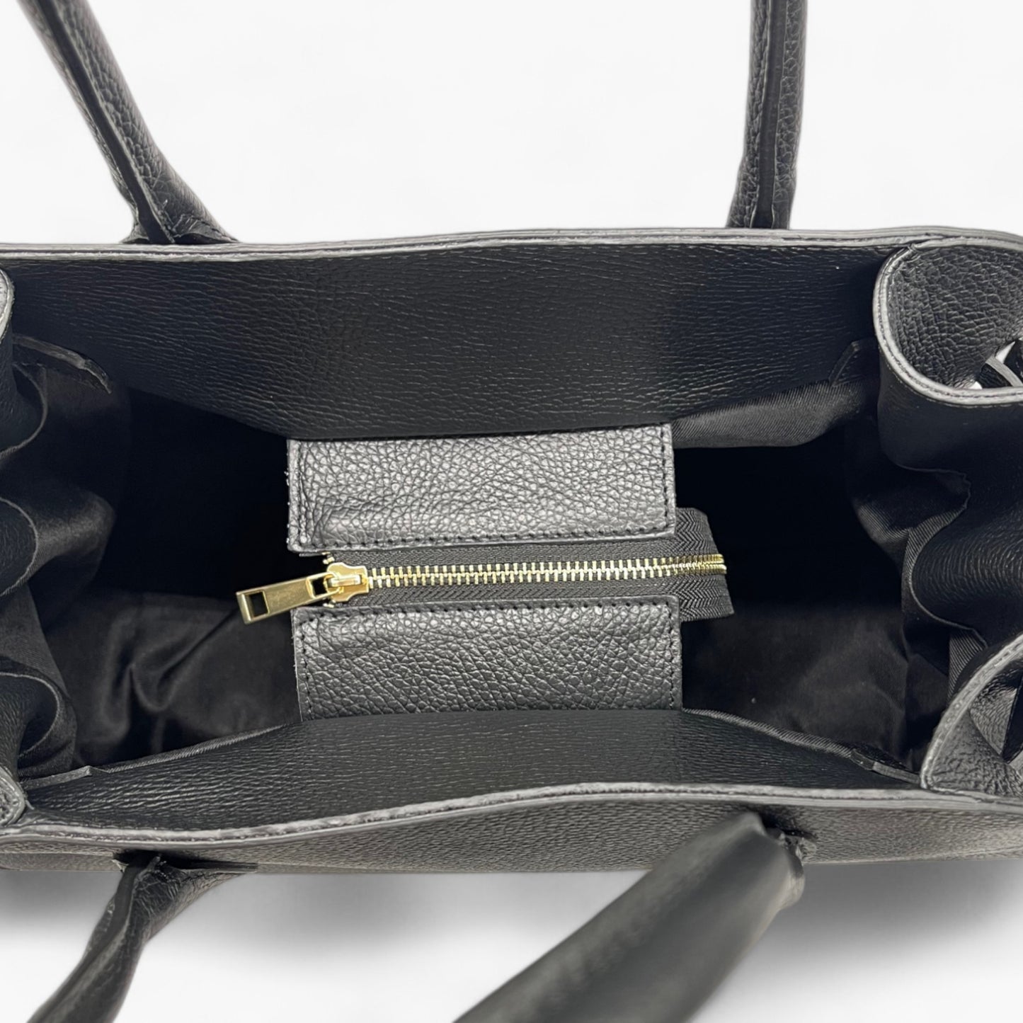 Noirblanc No. 285 - The Clean Tote in Black | Luxury Leather Tote