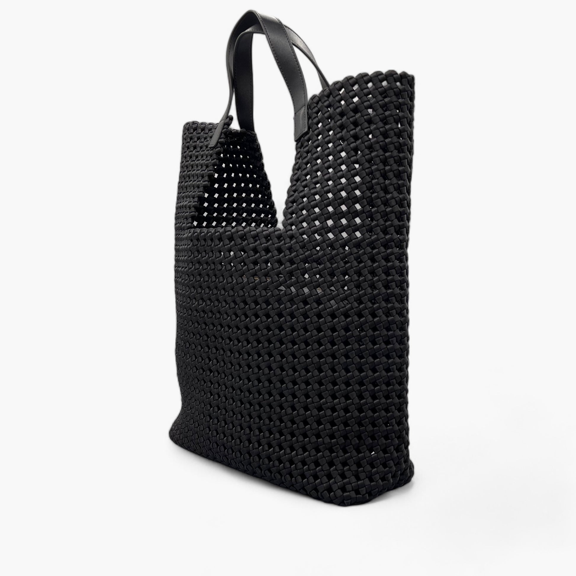 Noirblanc No. 282 Extra Large Tote Bag in Black - Perfect Beach Companion