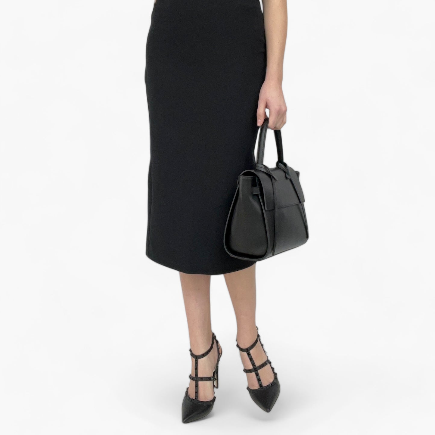 No. 229 Black Tote Bag - Italian Leather | Noirblanc