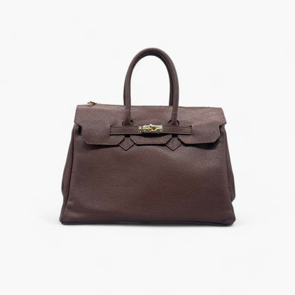 No. 278 Large Brown Tote Bag - Italian Leather | Noirblanc Bags