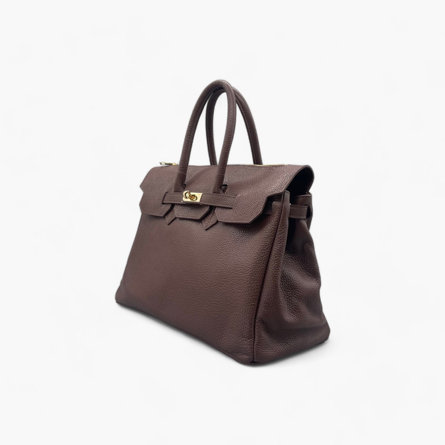 No. 278 Large Brown Tote Bag - Italian Leather | Noirblanc Bags