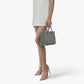 No. 250 Mini Grey Tote Bag - Italian Leather | Noirblanc Luxury Bags