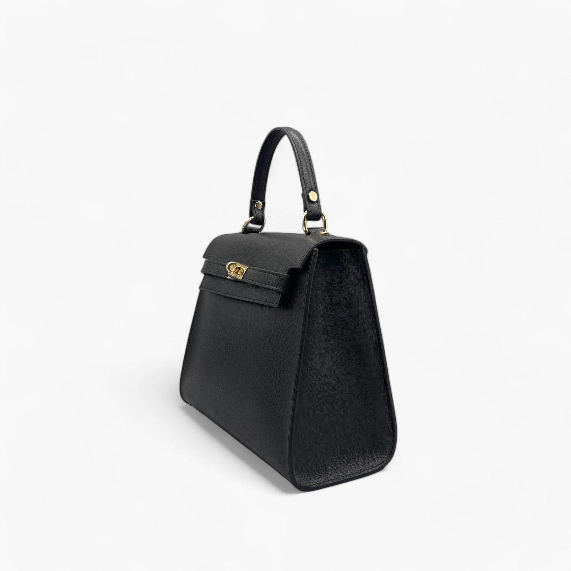 No. 218 Black Saffiano