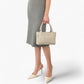 No. 20 Mini Limestone Woven Tote Bag - Italian Leather | Noirblanc