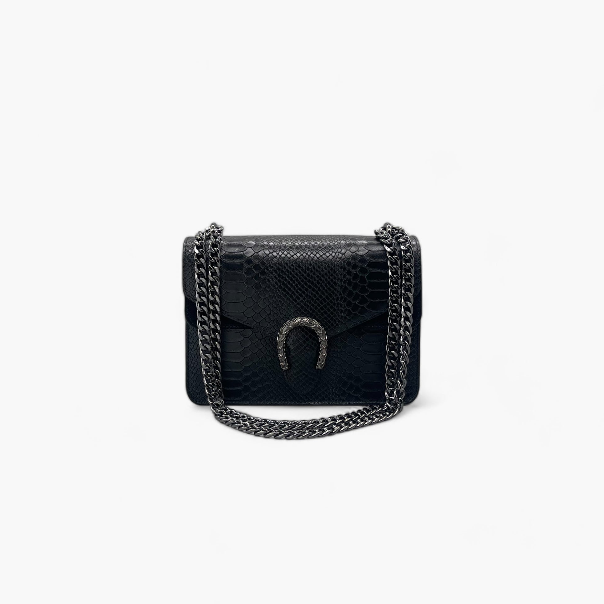 Noirblanc No. 237 Medium Shoulder Bag in Black - Classic Luxury