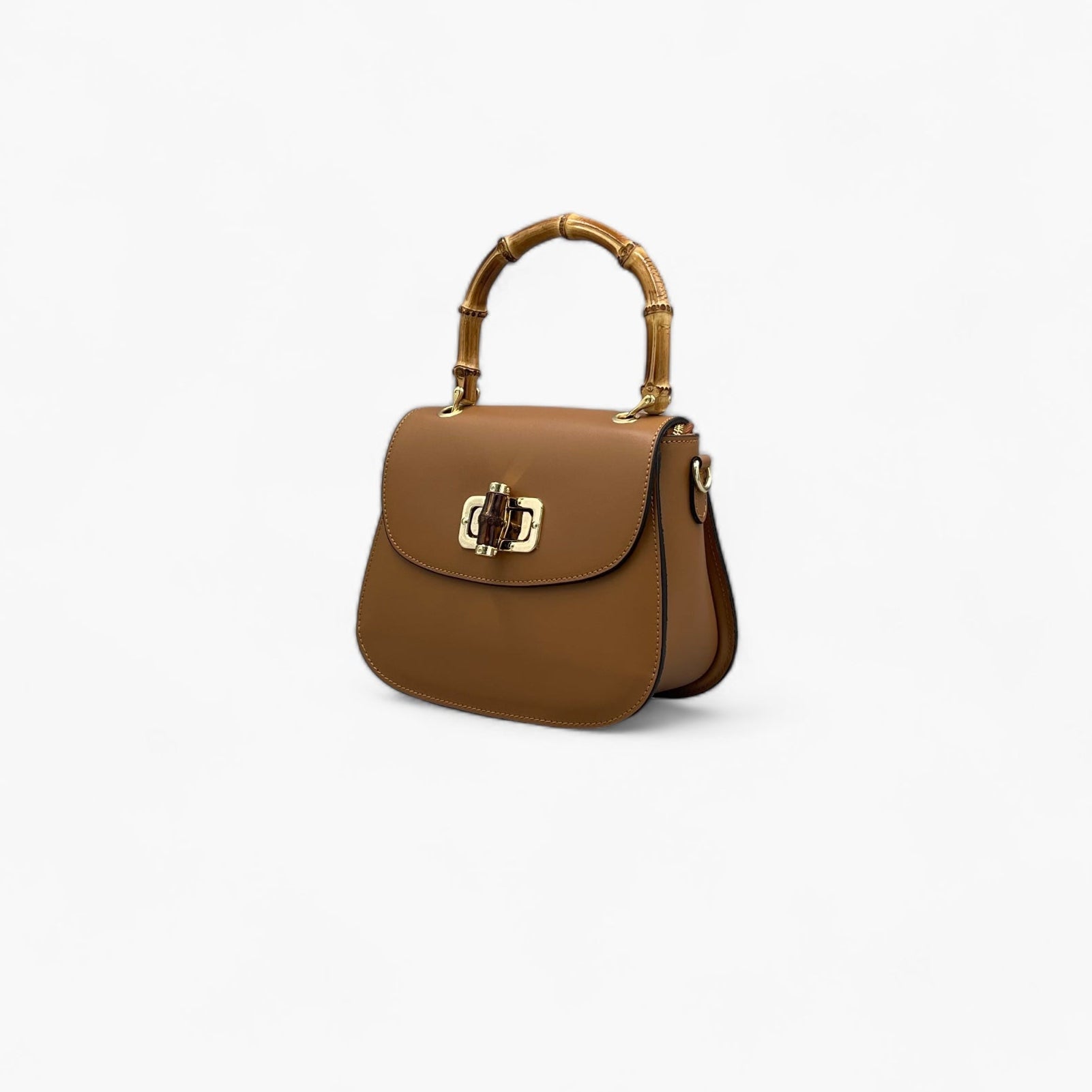 Noirblanc No. 266 Tote Bag in Camel - Handcrafted Italian Leather