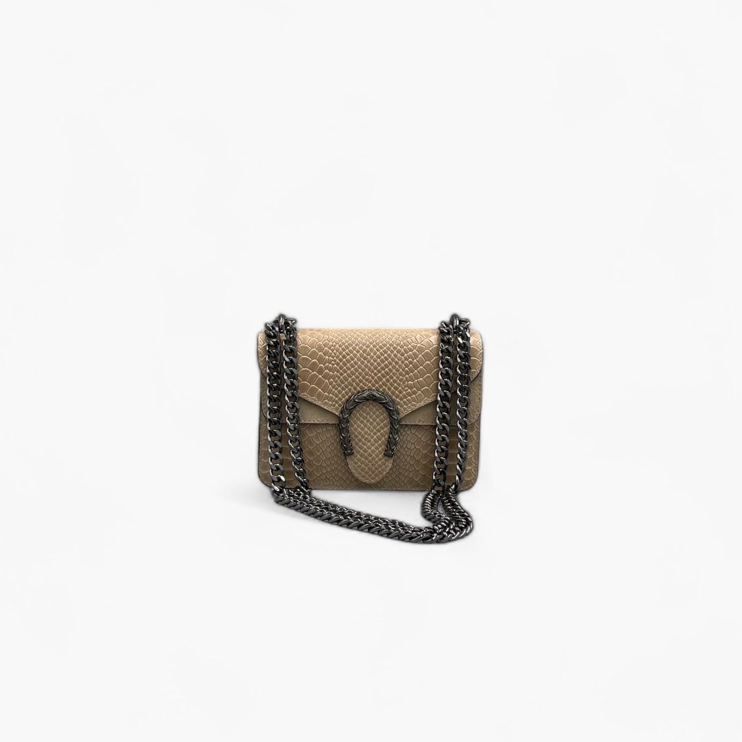 Noirblanc No. 235 Mini Shoulder Bag in Sand - Italian Craftsmanship