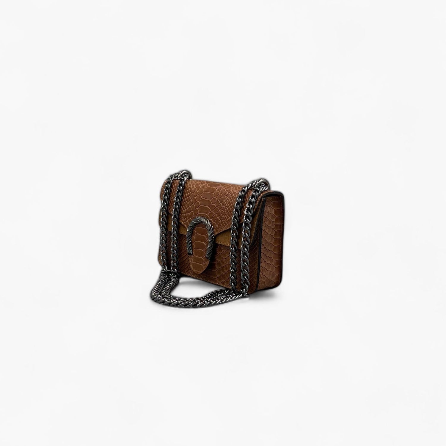 Noirblanc No. 235 Mini Shoulder Bag in Camel - Luxury Leather