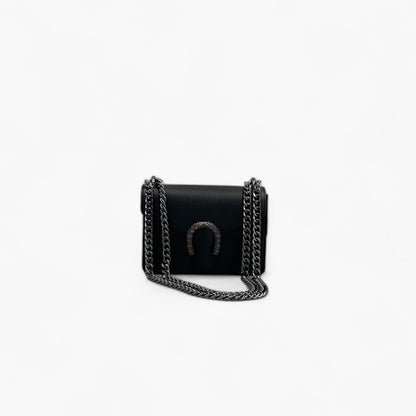 Noirblanc No. 234 Mini Shoulder Bag in Black | Italian Elegance