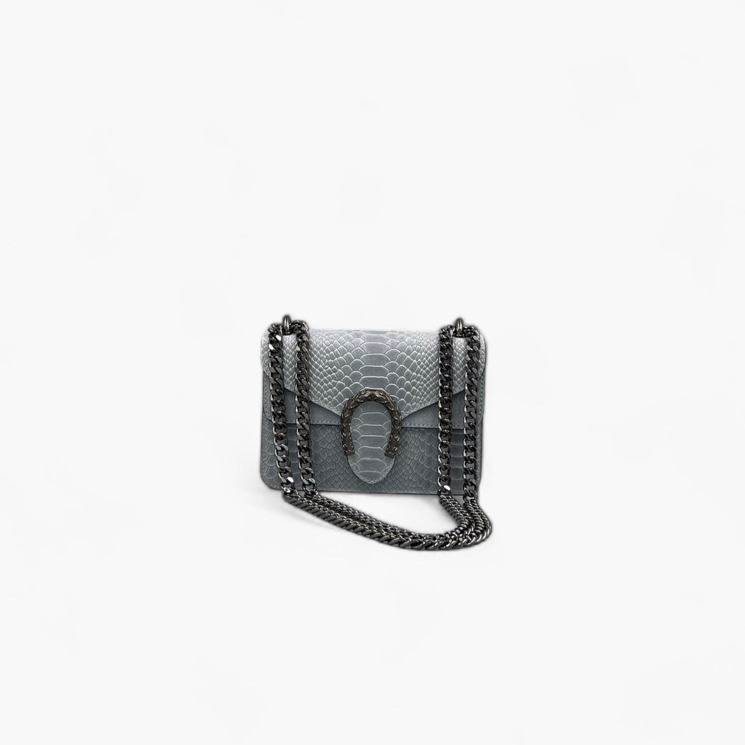 Noirblanc No. 235 Mini Shoulder Bag in Iceblue - Elegant Design