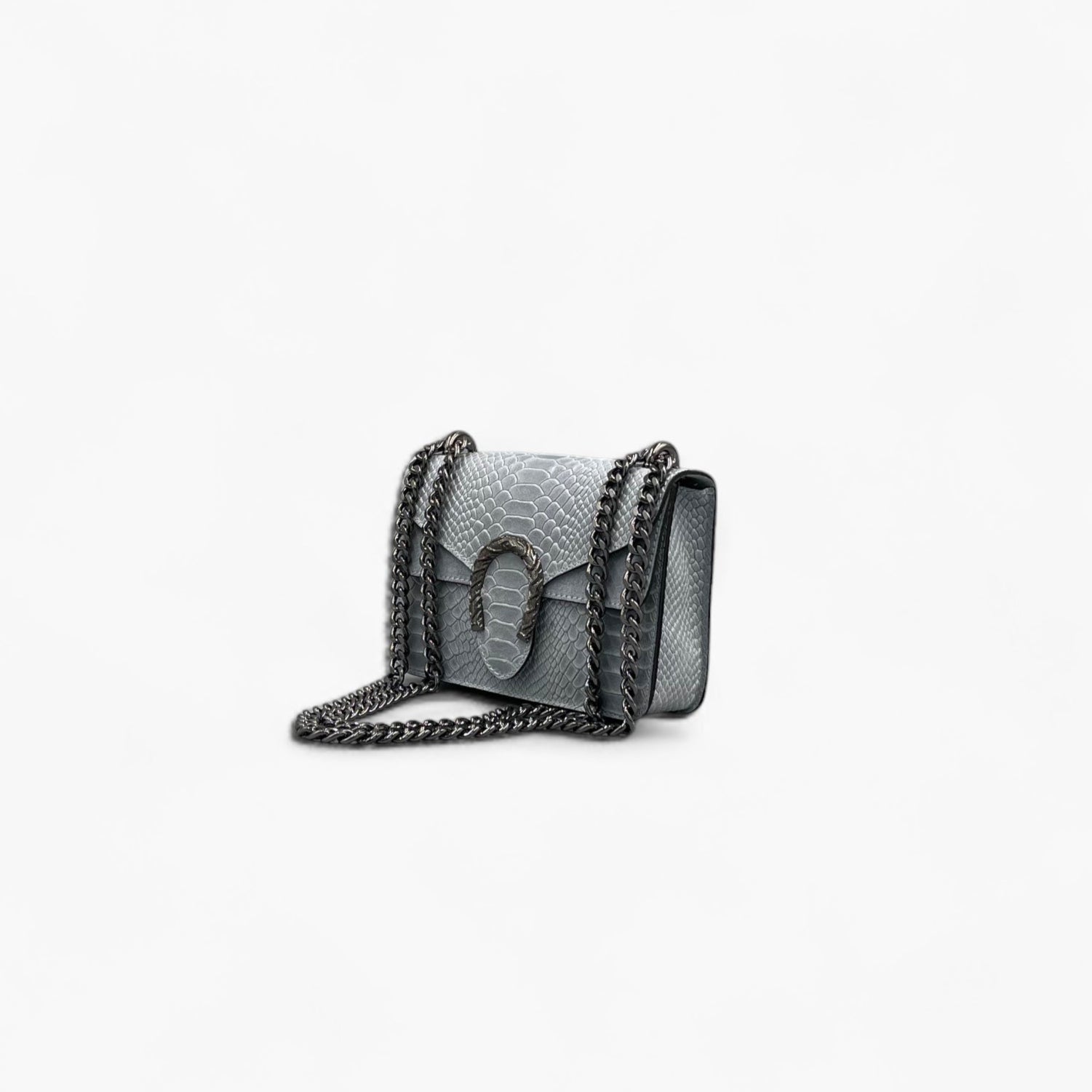 Noirblanc No. 235 Mini Shoulder Bag in Iceblue - Elegant Design