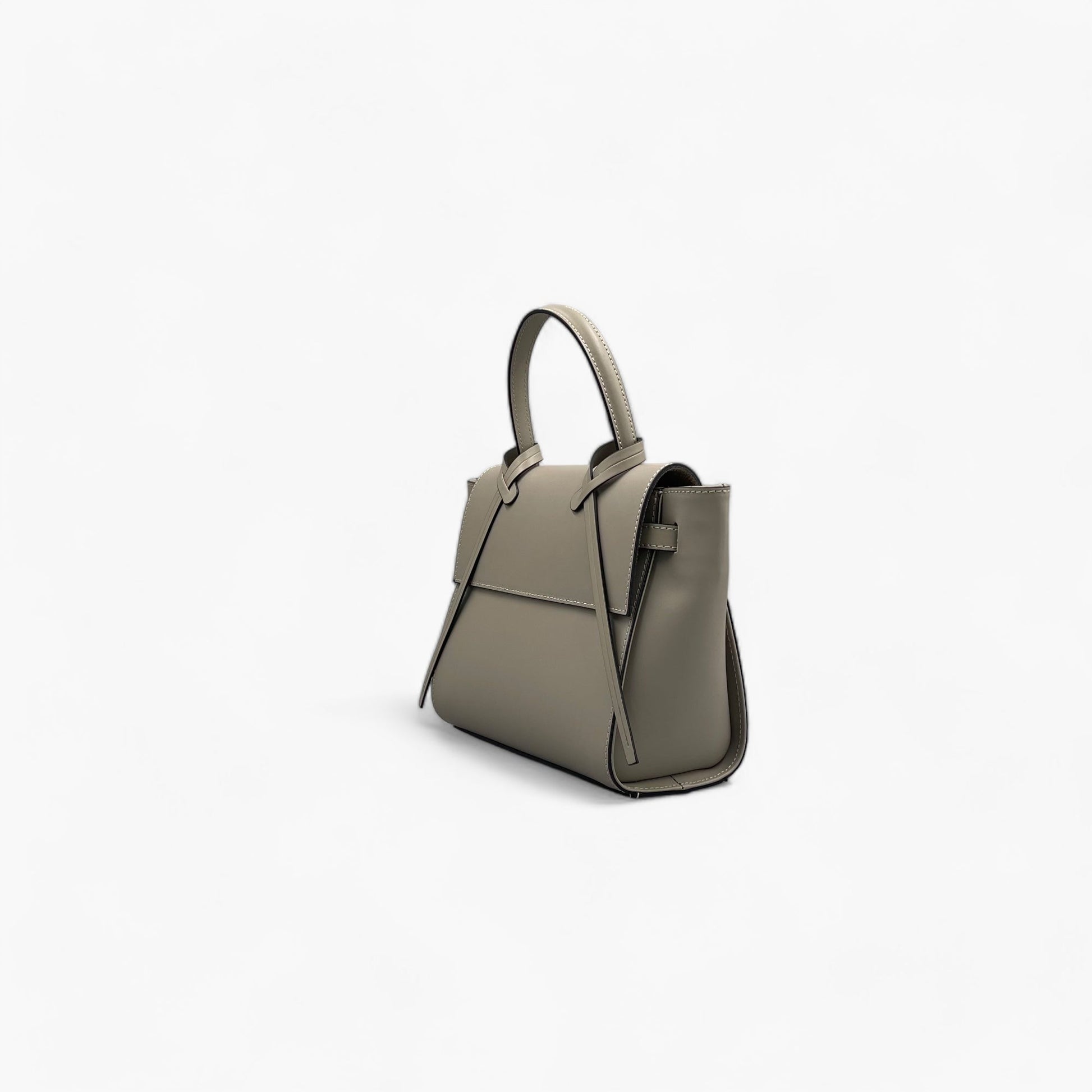 No. 229 Taupe Tote Bag - Italian Leather | Noirblanc