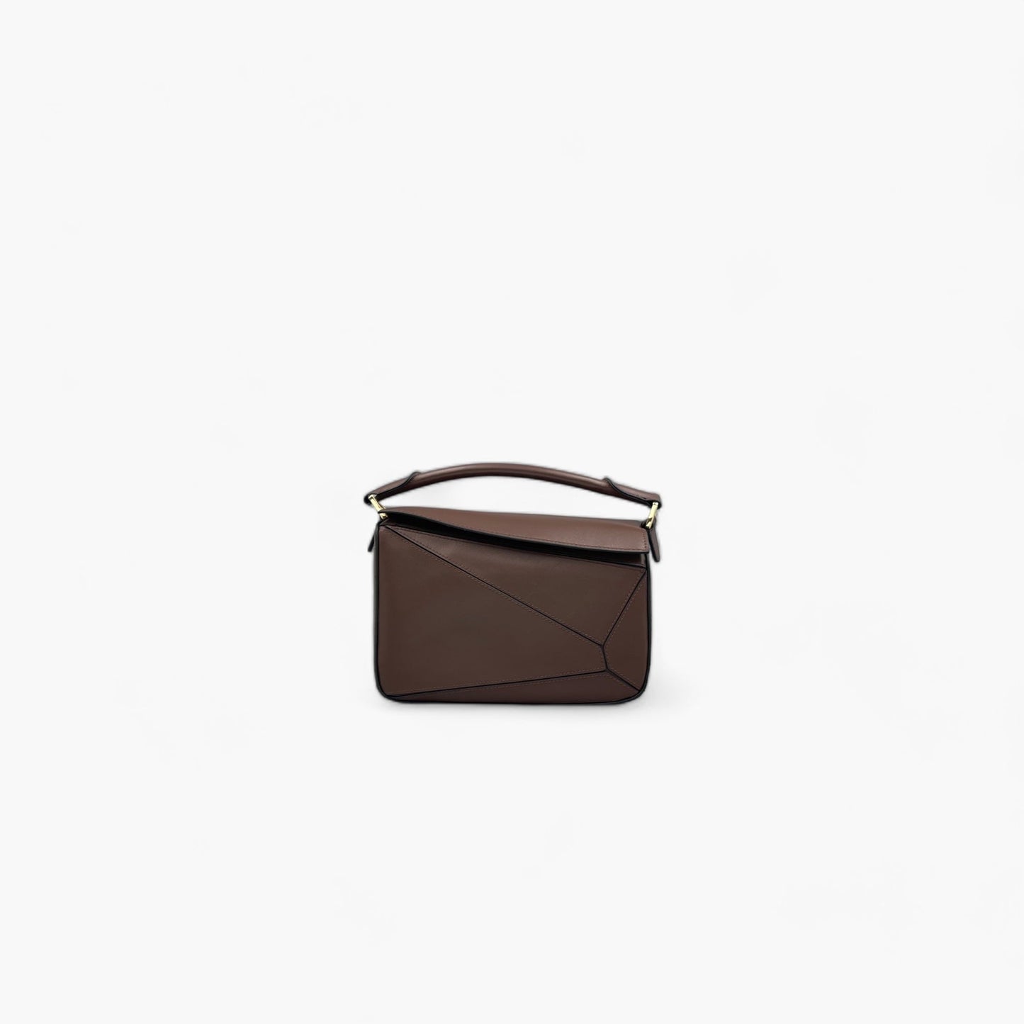 No. 227 Small Crossbody Bag in Brown - Italian Leather | Noirblanc