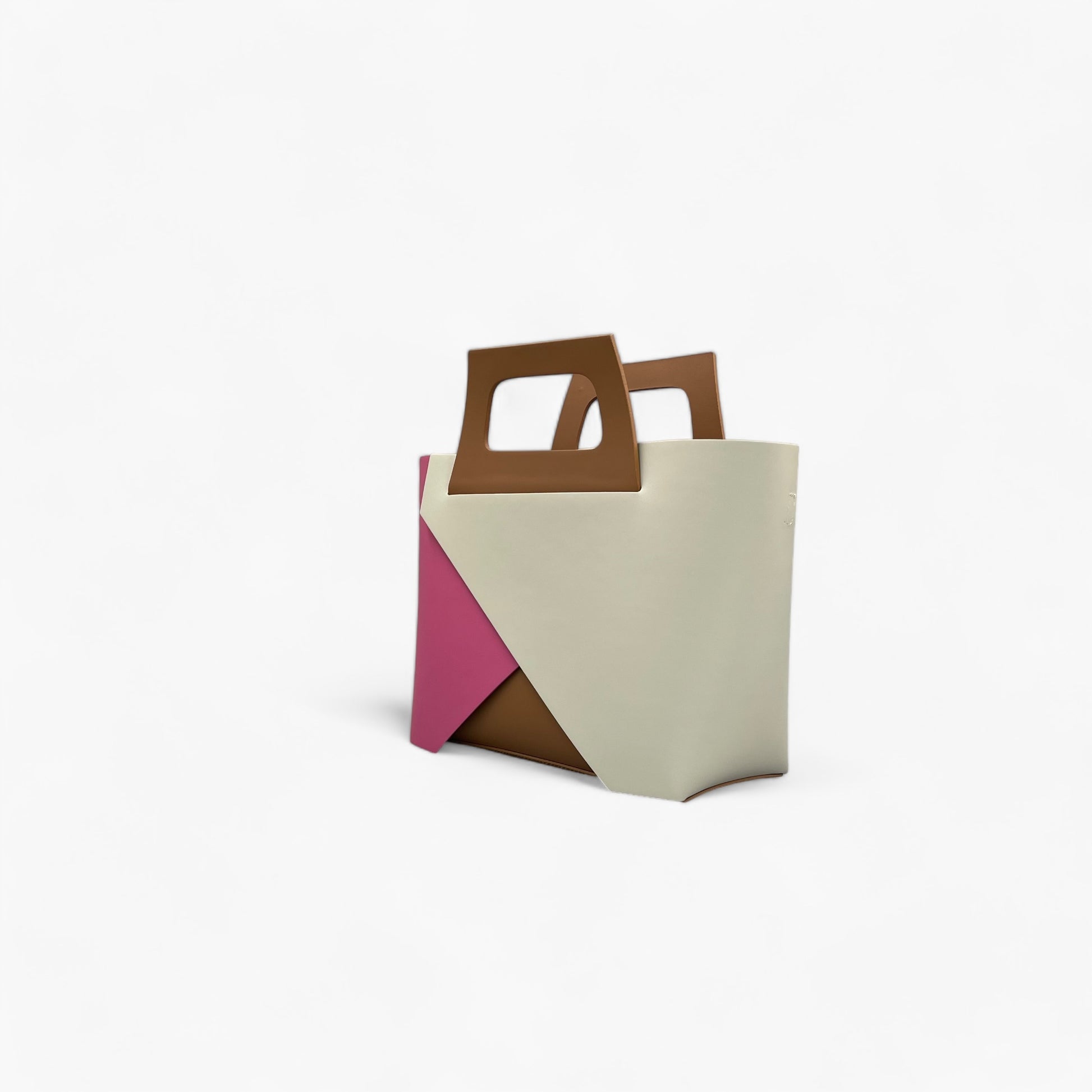 No. 140 Multicolor Magenta Tote Bag - Italian Leather | Noirblanc