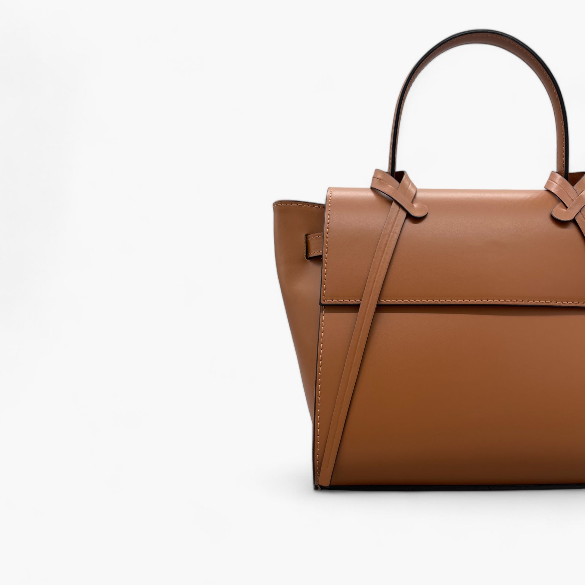 No. 229 Camel Tote Bag - Italian Leather | Noirblanc