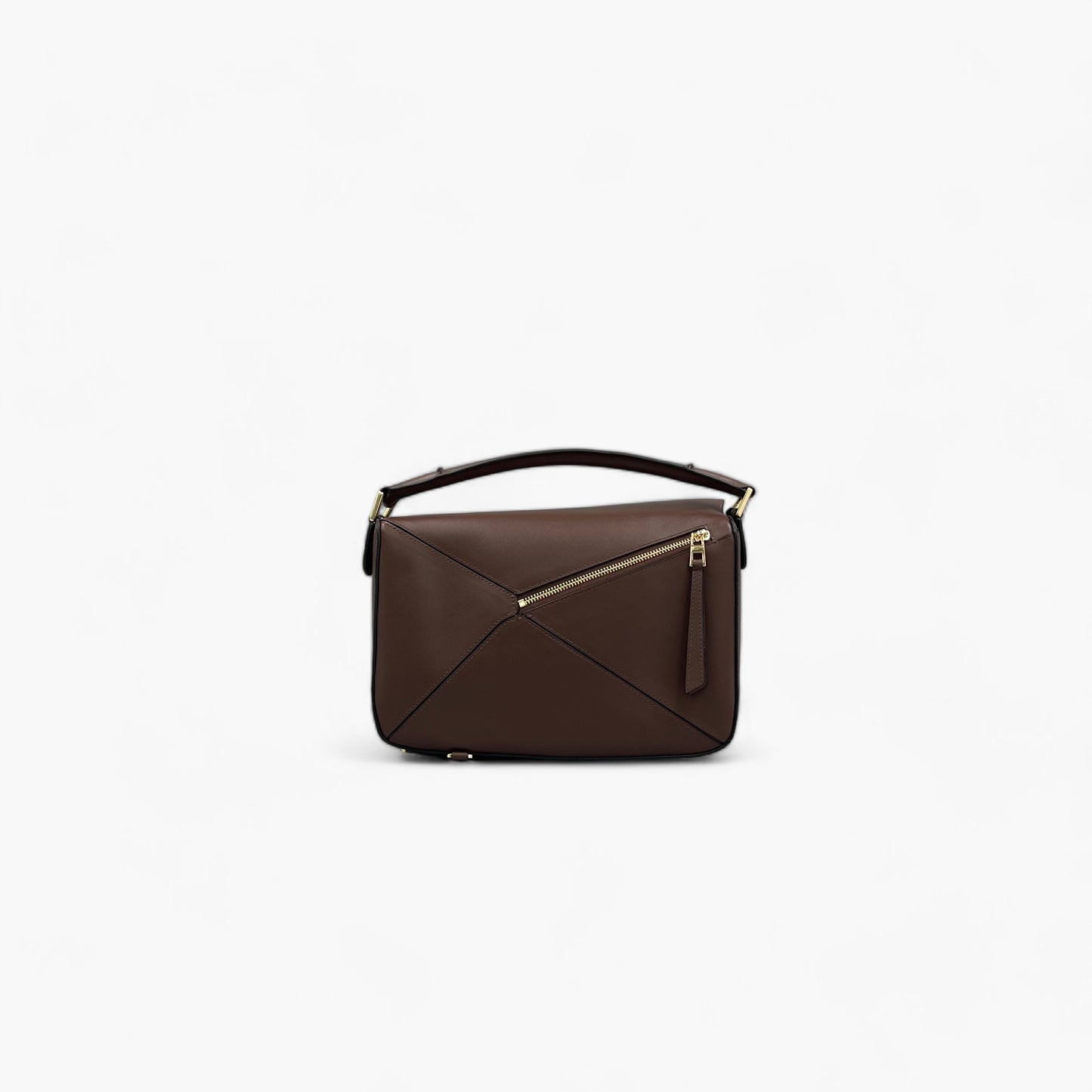 No. 228 Large Crossbody Bag in Brown - Italian Leather | Noirblanc