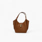 No. 279 elegant high-quality smooth camel leather tote bag