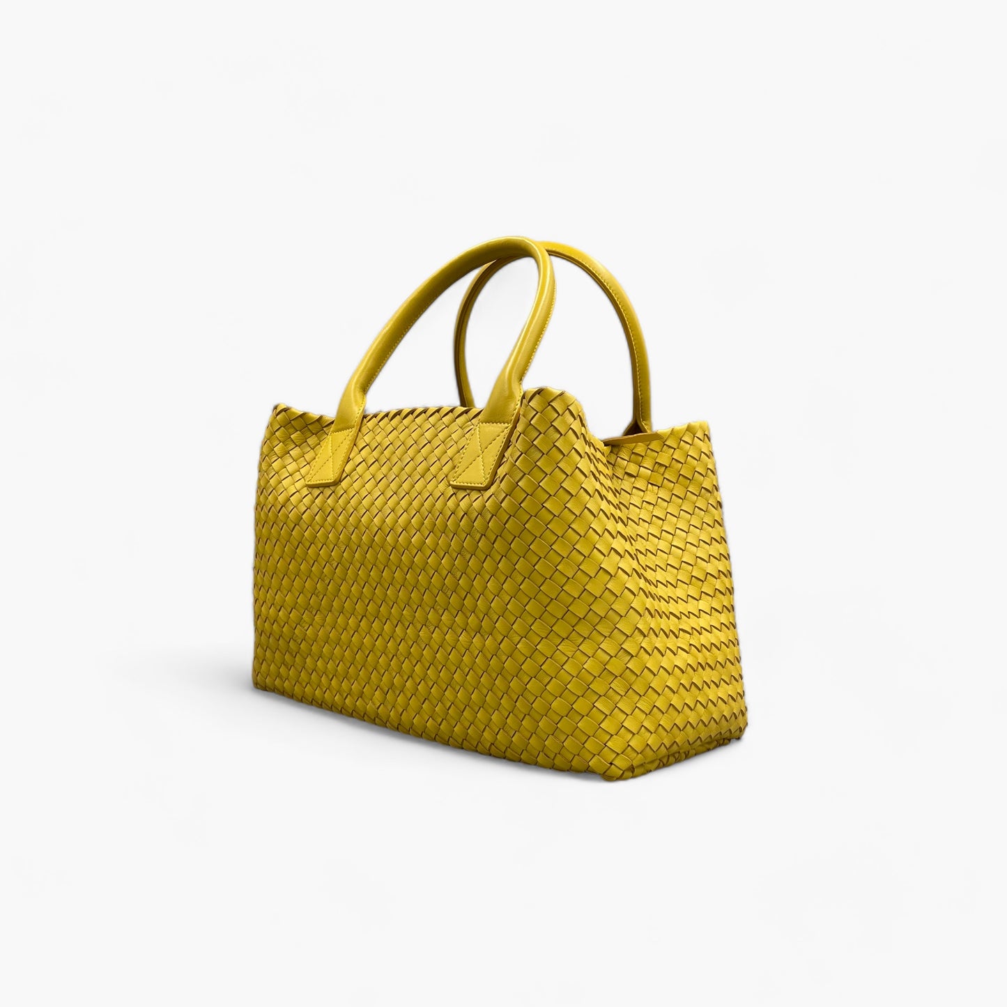 No. 21 Limited Edition Woven Tote Bag - Italian Leather | Noirblanc