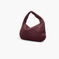 Noirblanc No. 221 Large Hobo Bag in Bordeaux - Italian Leather Handbag