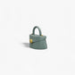 No. 141 Mini Tote in Aqua Genuine Leather - Noirblanc Luxury Bags