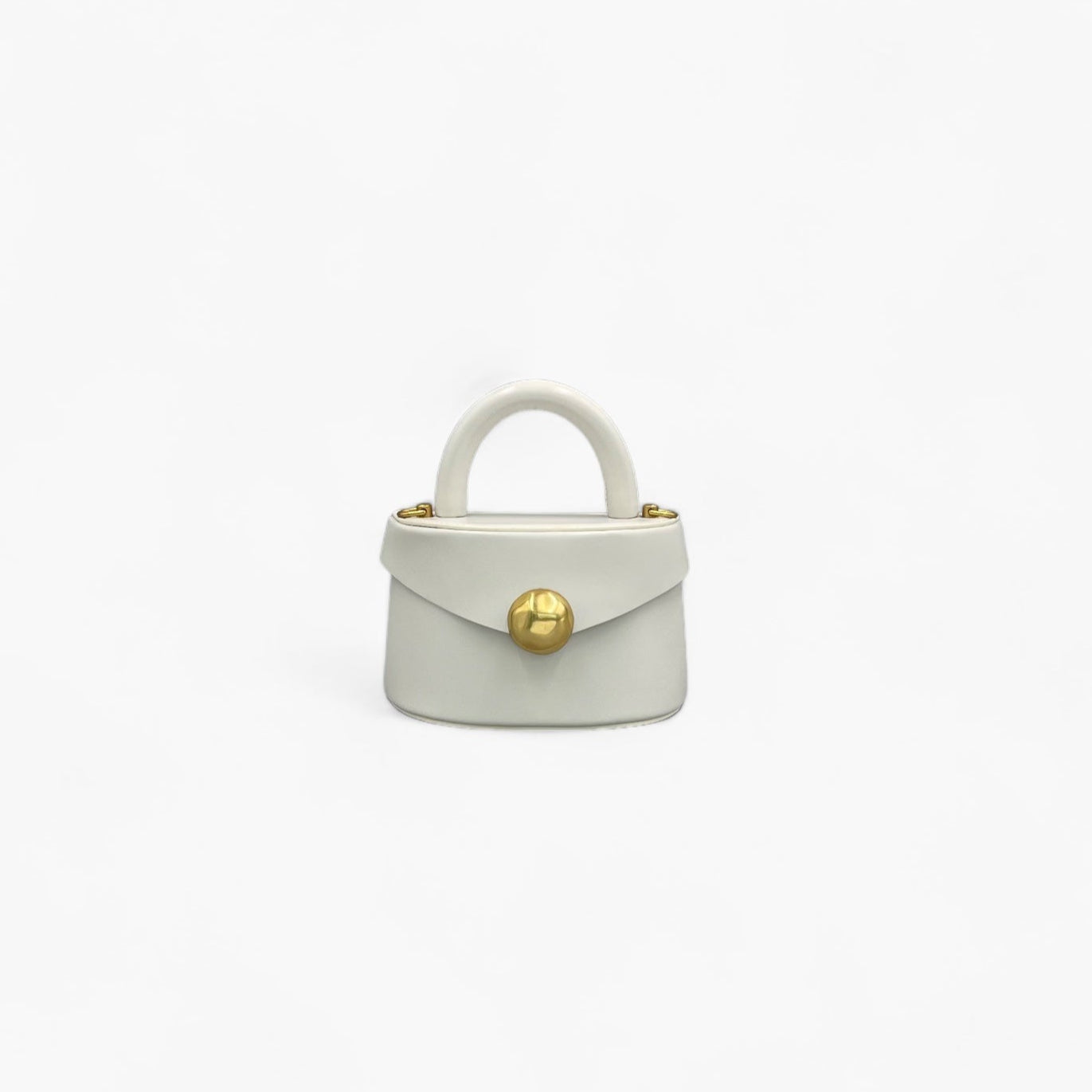 No. 141 Mini Tote in Limestone - Italian Leather | Noirblanc Handbags