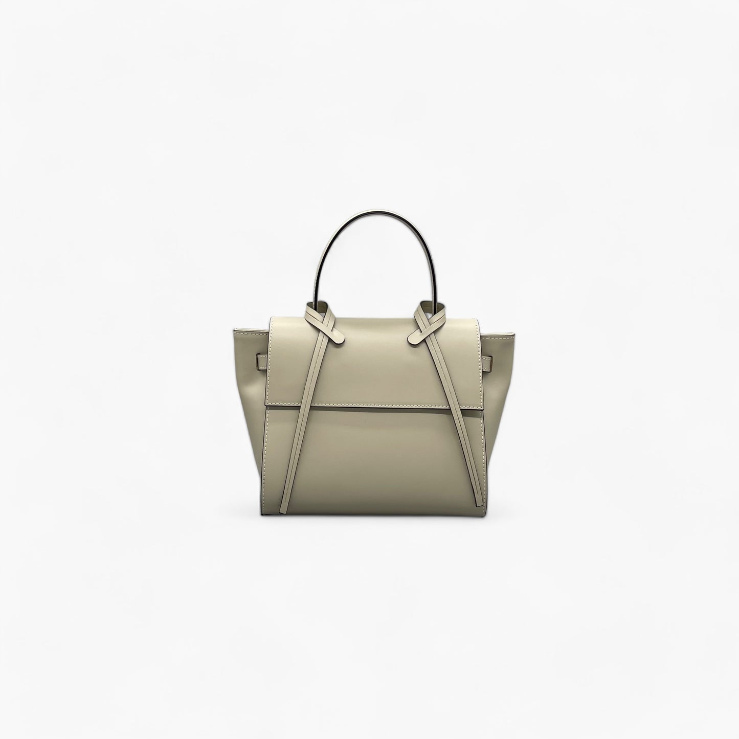 No. 229 Limestone Tote Bag - Italian Leather | Noirblanc