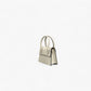 No. 2 Limestone Mini Tote - Italian Leather | Noirblanc Luxury Handbags