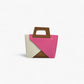 No. 140 Multicolor Magenta Tote Bag - Italian Leather | Noirblanc