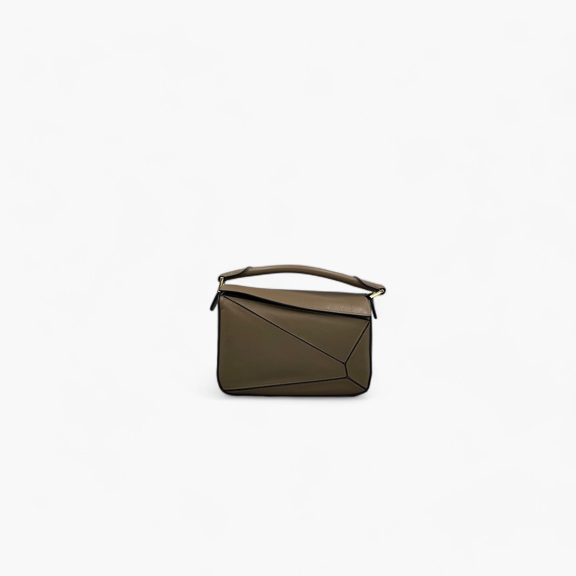 No. 227 Small Crossbody Bag in Mudgreen - Italian Leather | Noirblanc