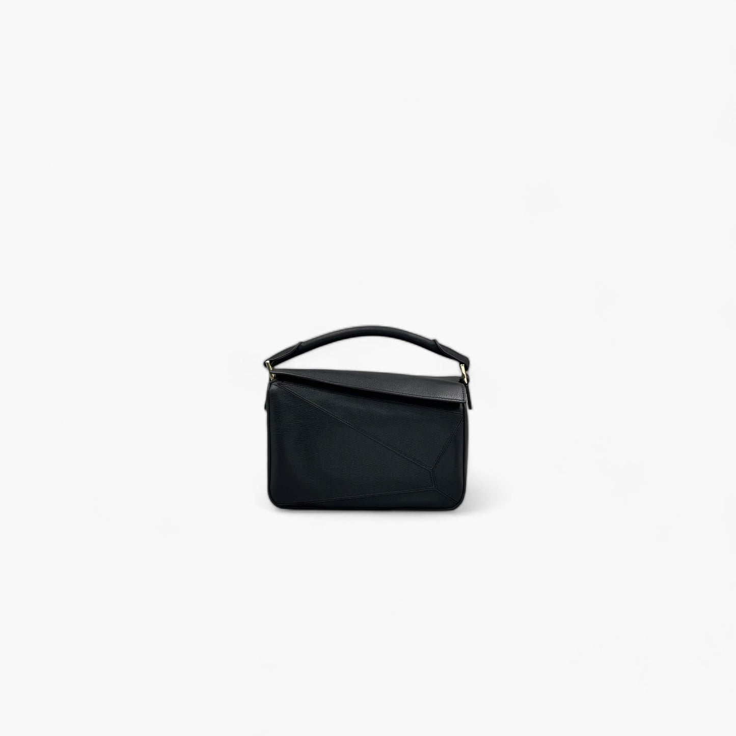 No. 227 Small Crossbody Bag in Black - Italian Leather | Noirblanc